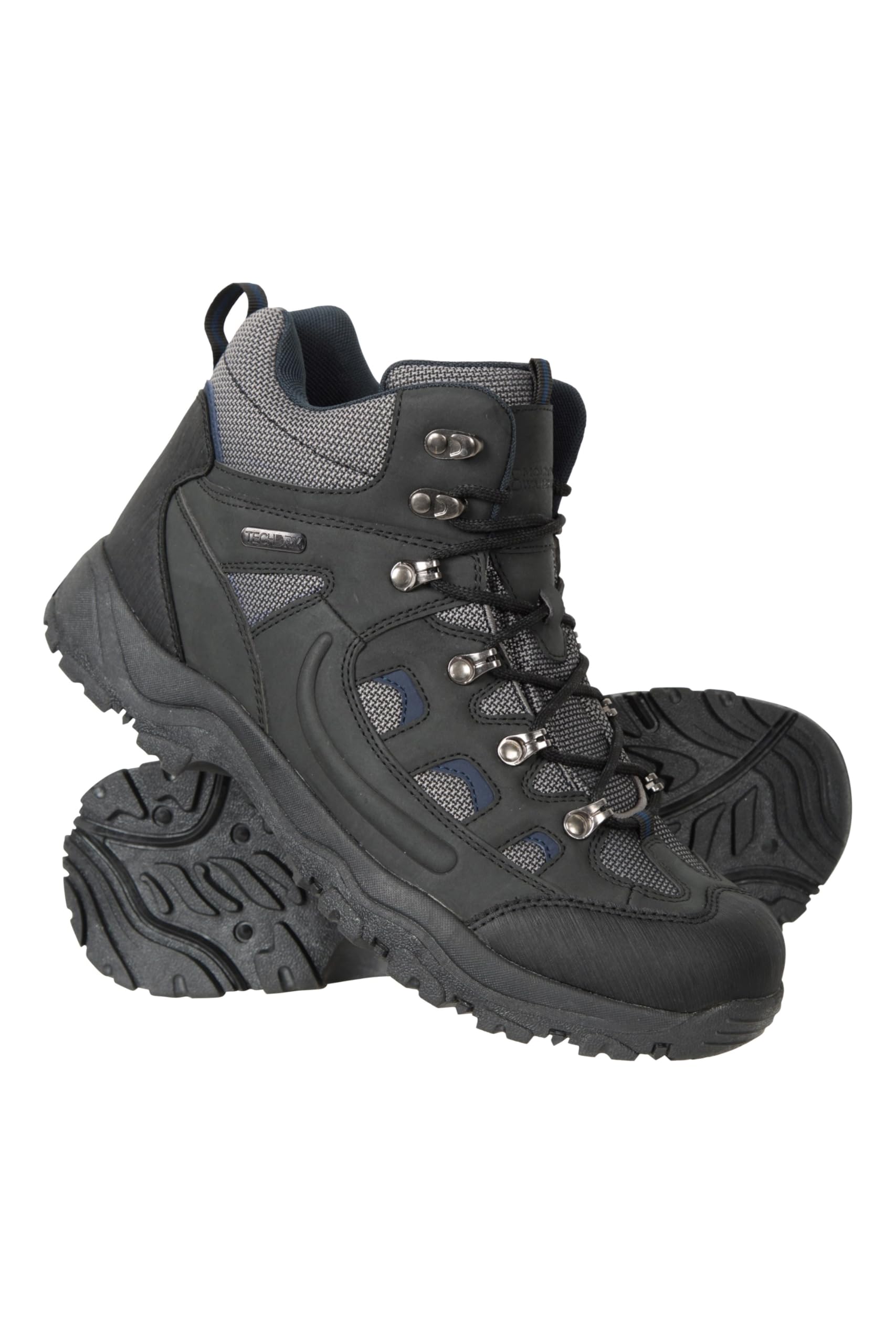 Mountain Warehouse Adventurer Mens Waterproof Boots - IsoDry Shoes with Synthetic Upper, Mesh Lining, Deep Lugs & EVA Cushioning - Spring Summer, Hiking & Outdoors
