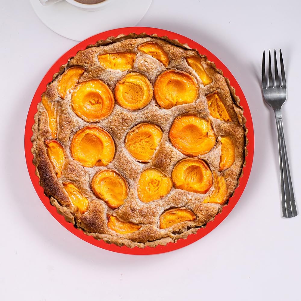 Zestaw okrągłych foremek do pieczenia ciasta ze zdejmowanym dnem, szczelna forma do pieczenia tortów, forma sprężynowa, 25 cm, naczynia do pieczenia ciast, serników, pizzy i quichów, 10 cm