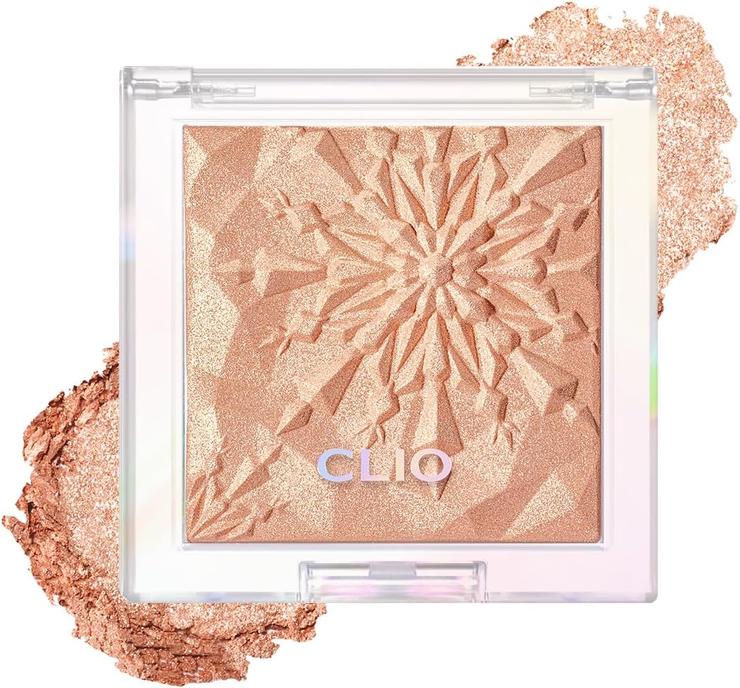 CLIO Mikro İnci Tanecikleriyle Yoğun Işıltı Sağlayan Highlighter Prism Highlighter 05 Peach Sapphire