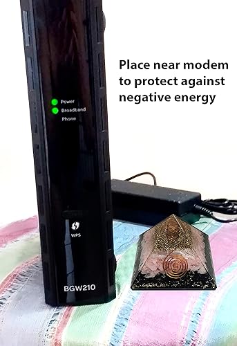 Miniatura 7 de Generador de energía de pirámide de orgón de turmalina y cuarzo rosa, cristales de selenita, orgonita, protección de energía negativa, chakra del