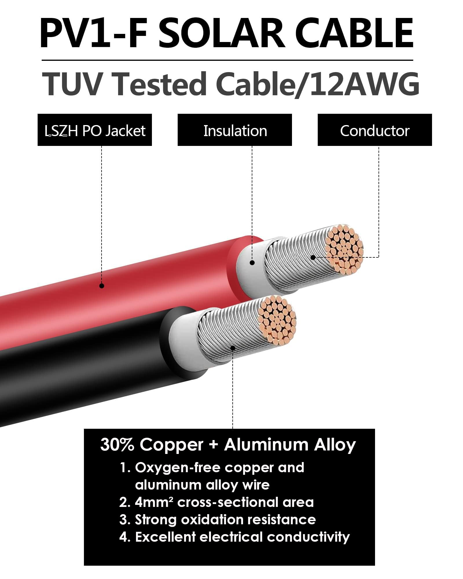 Connettore Solare IP68 Femmina Per Prolunga Cavo - Compatibile Con MC4, 2.5-6mm² - Foto 5