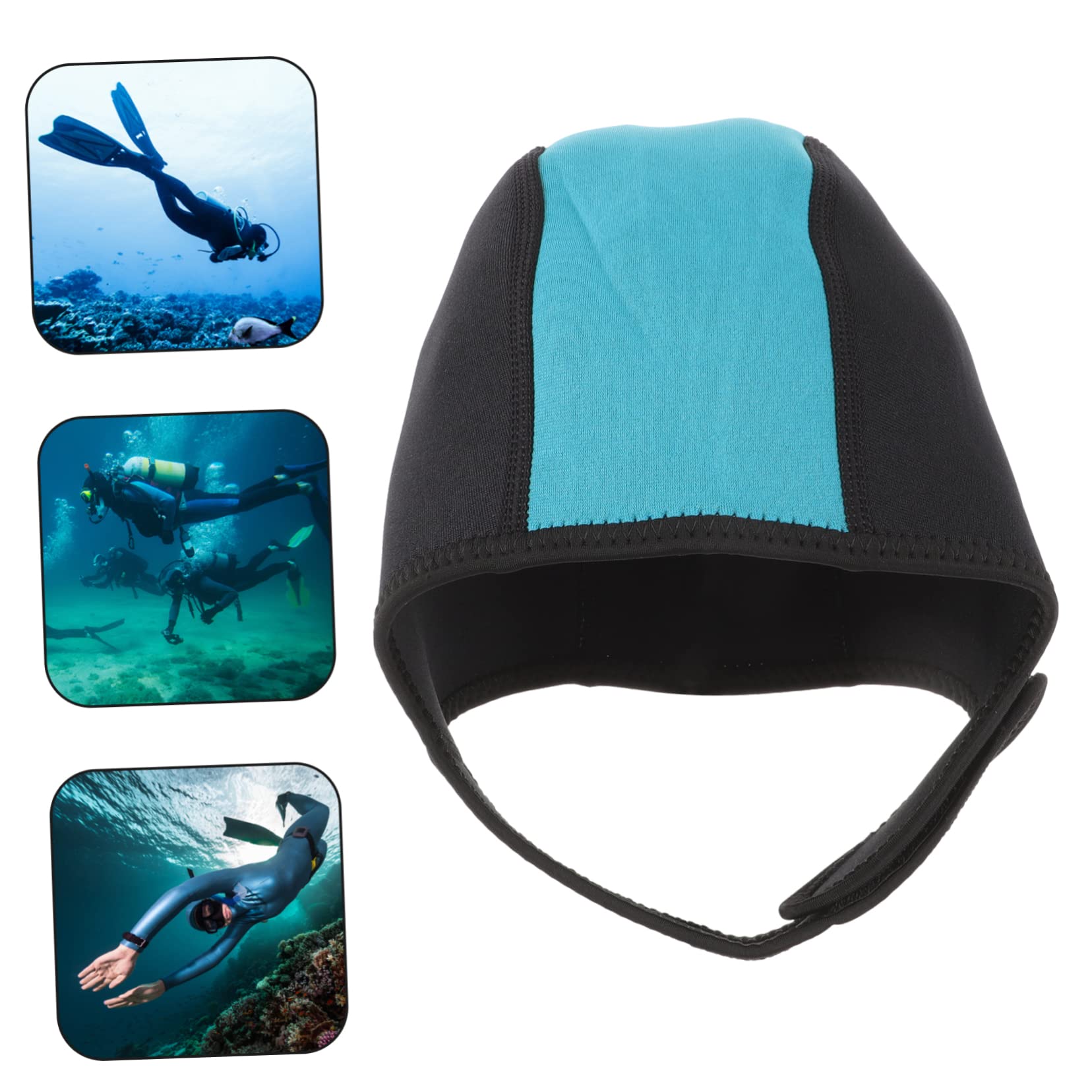 Gorro De Natación Gorro De Buceo De Ducha para Hombres para Buzos De Surf De Baño para Adultos Capucha para Surf Buceo