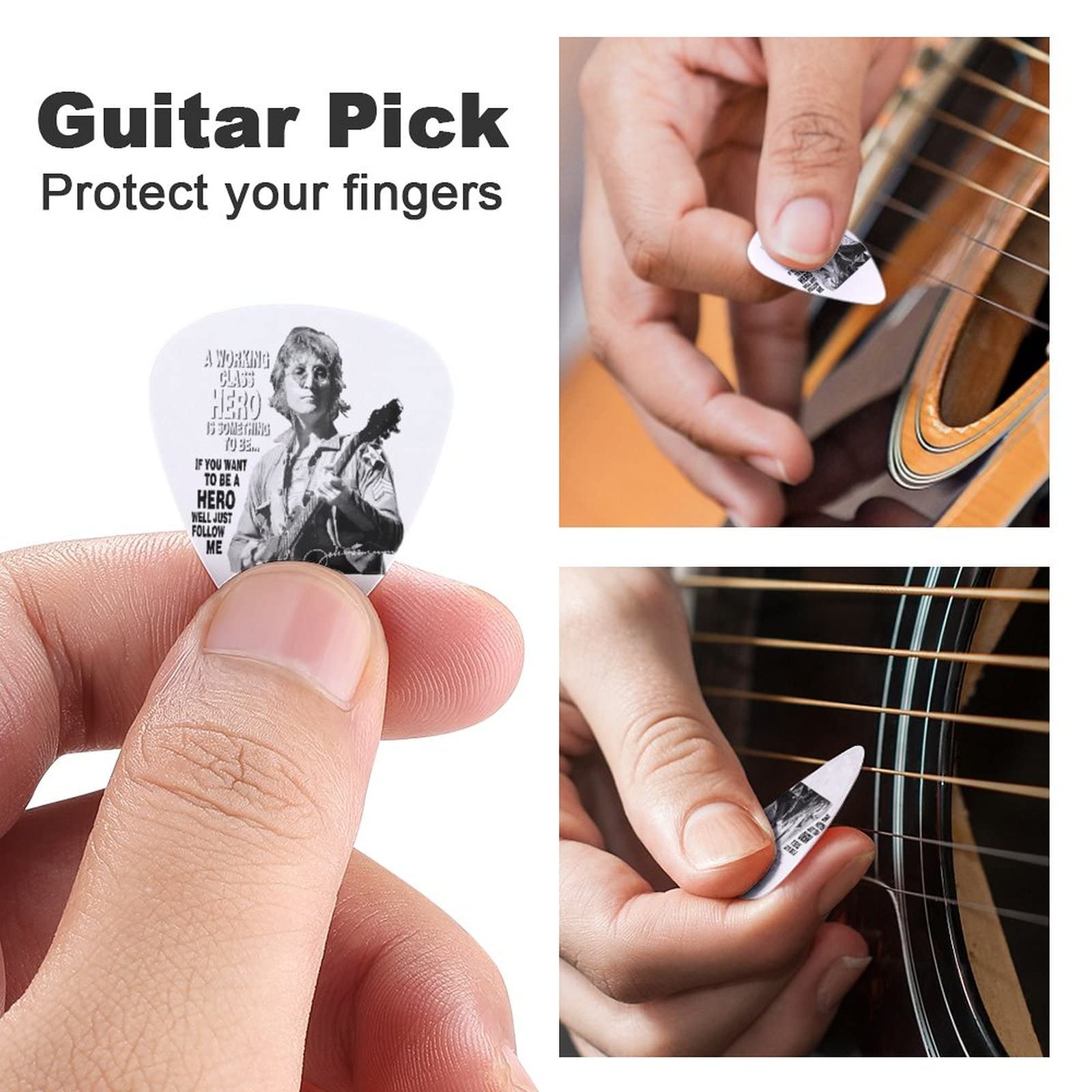 Amazon.co.jp: ギターピック ジョンレノン ギターピックセット