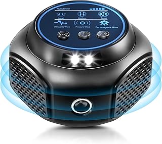 Ultrasonic Pest Repeller Plug-in for Mice & Rodents, 360° Full-Coverage Indoor Mouse Repellent with Ultrasonic & Electromagnetic Waves, Chemical-Free Pest Control for Home, Garage & Attic