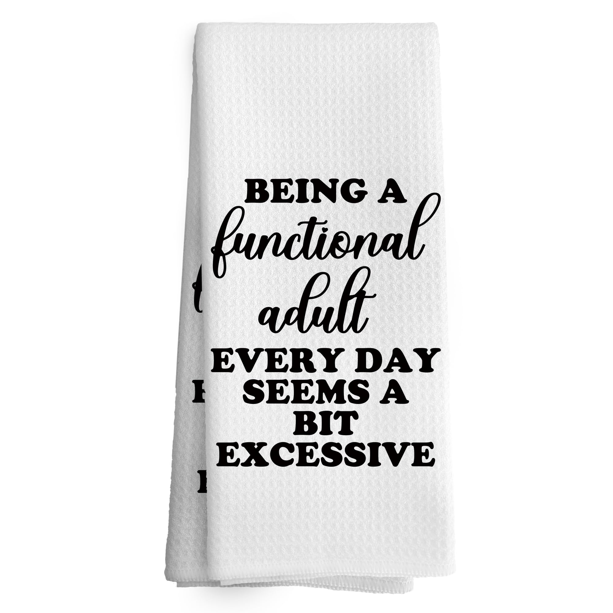 TAEDIN Funny Sarcastic Adult Dish Towels 16x24 ...