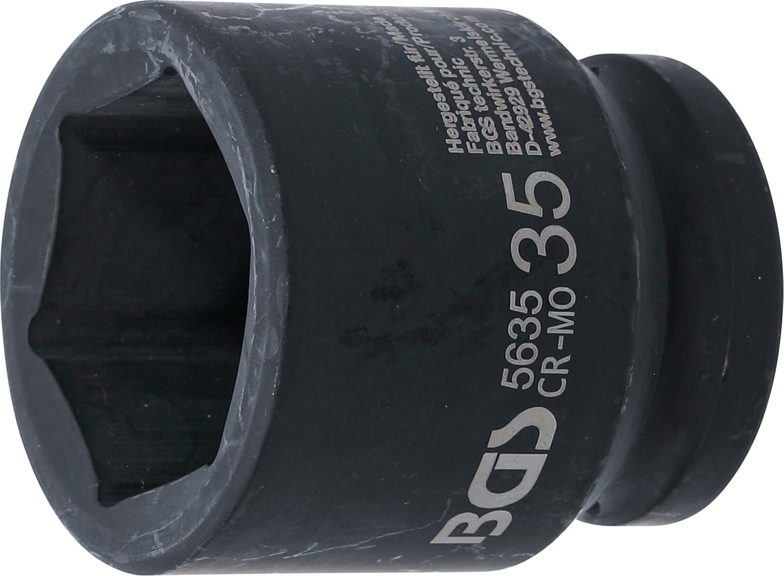 BGS 5635 | Impact Socket, Hexagon | 20 mm (3/4") Drive | 35 mm