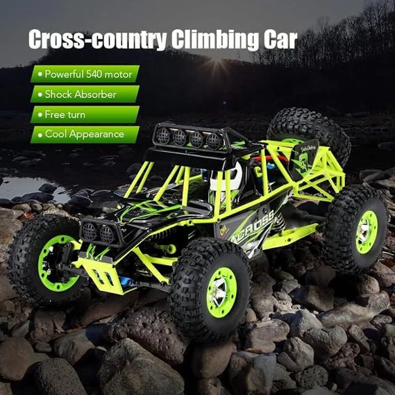 WLtoys 12427 RC سيارة 4 WD 1/12 2.4 G 50 KM/H عالية السرعة الوحش مركبة التحكم عن بعد سيارة RC عربات التي تجرها الدواب على الطرق الوعرة سيارة (12427 1 B)
