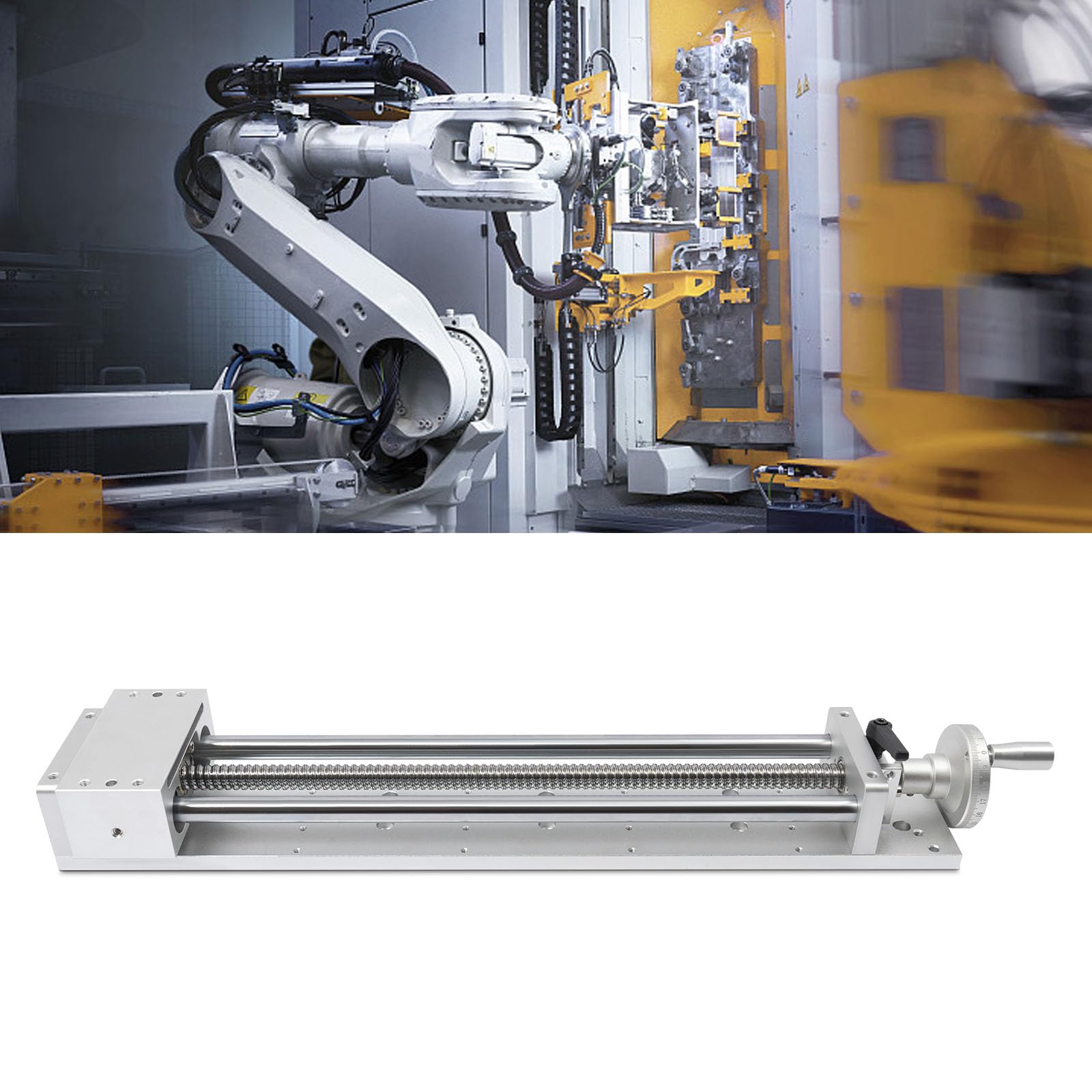 Manual Sliding Table CNC Slide Strokes 400mm Ball Screw Linear Stage SFU1605 Cross Slide Linear Stage Cross Slide Milling Workingtable (400mm)