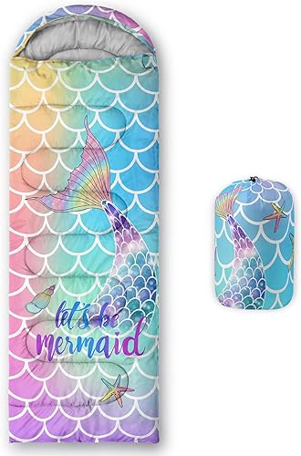 Miniatura 35 de QOOMO - Saco de Dormir para Acampar, para 3 Estaciones, Clima Cálido y Fresco, Ligero, Resistente al Agua, para Adultos y Niños, Equipo de Camping