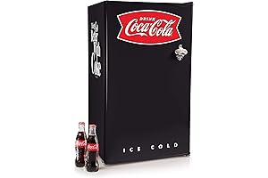 Coca-Cola 3.2 Cubic Feet Compact Refrigerator with Freezer