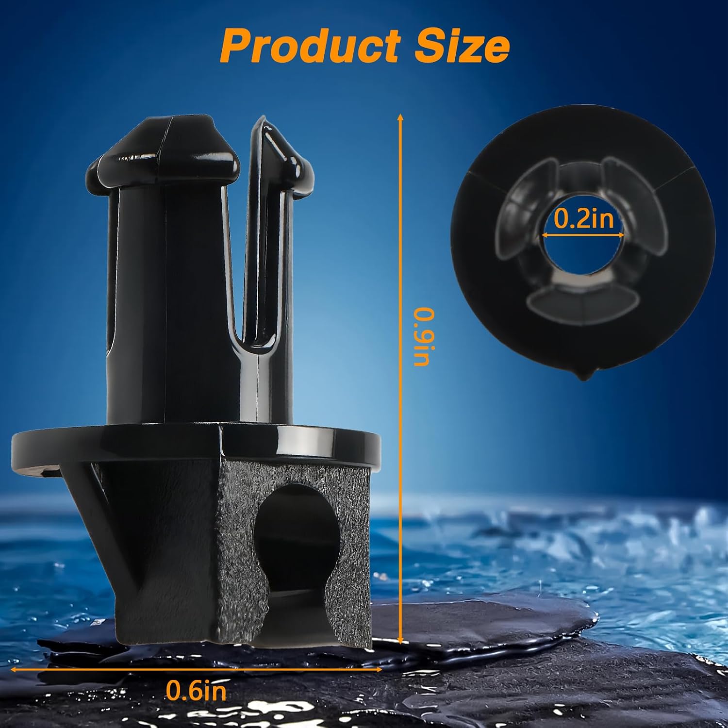 2 PCS Throttle Lever Linkage Swivel Bushings Compatible with Mercury Marine Outboard Sport Jet MerCruiser Remote Control and Steering System Replace# 23-932481 8M0215006