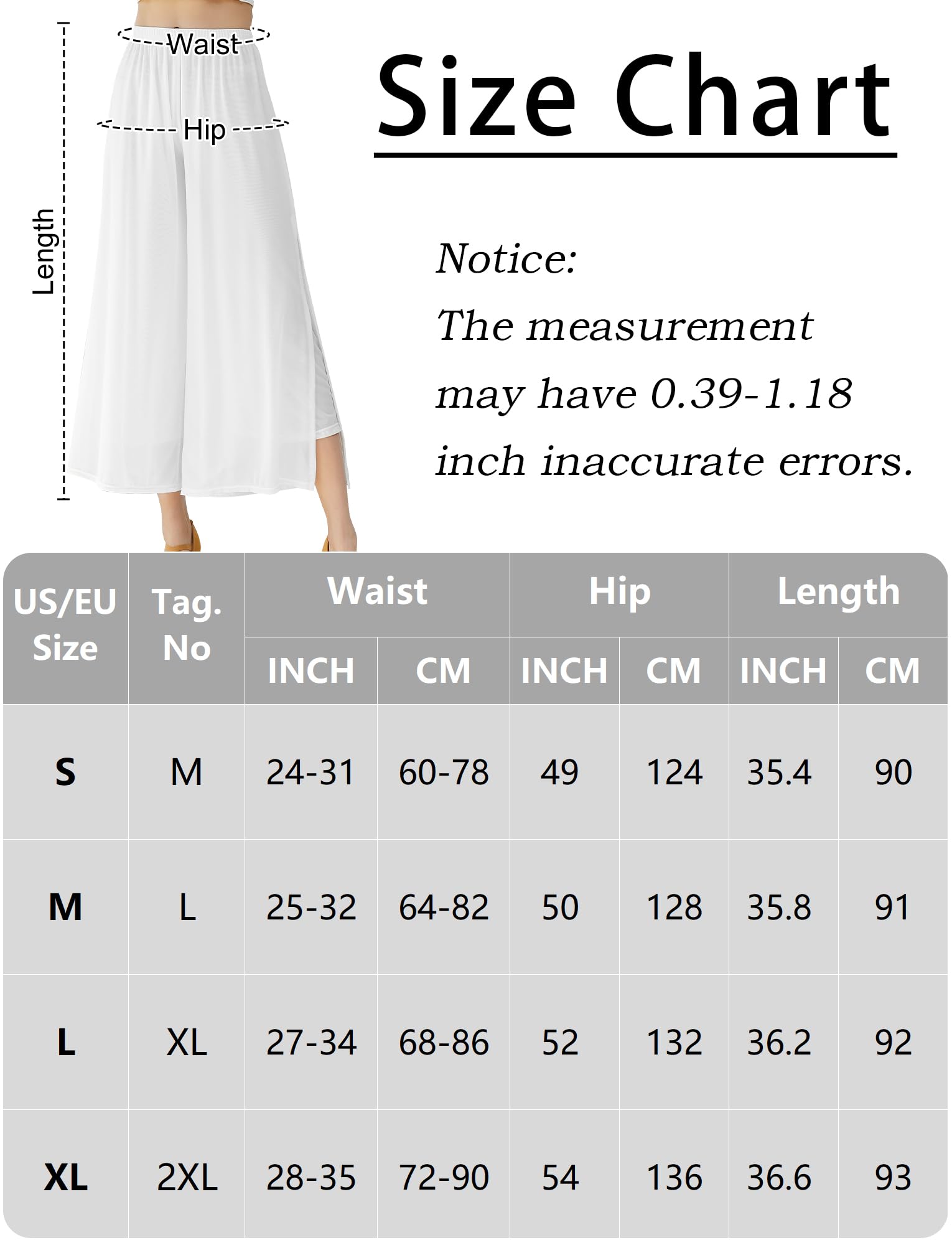 SEAUR Pantalones de baile para mujer, de gasa, pierna ancha, danza oriental, latín, pilates, yoga, palazzo, pantalones de verano, pantalones de ocio, S-XL