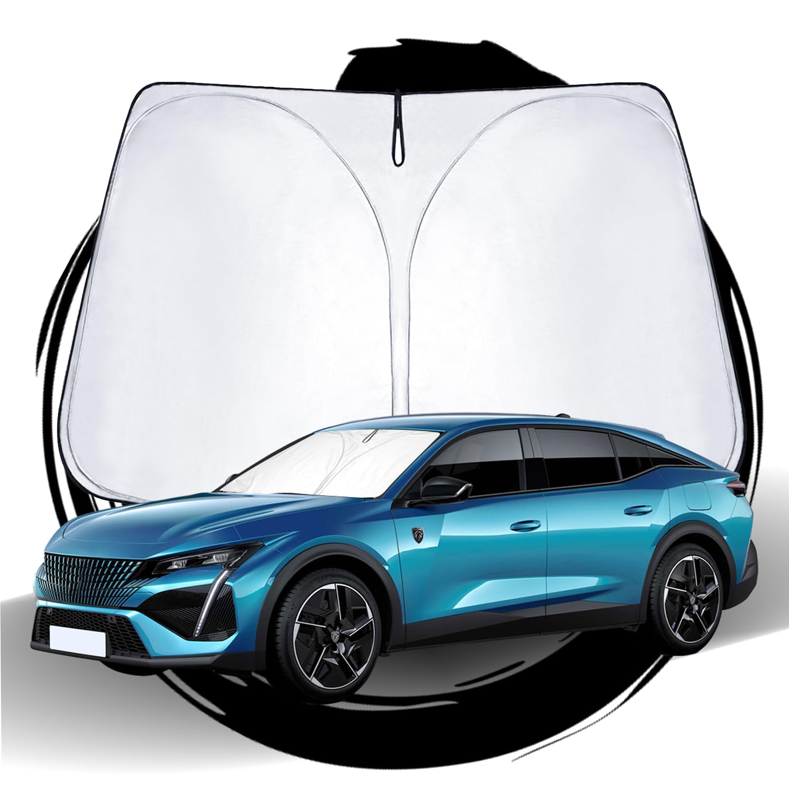 【シュナ】PEUGEOT 308・408 フロントウィンドウ サンシェード Amazon | ruiya 改良済み 2023新型 プジョー408 専用 サンシェード