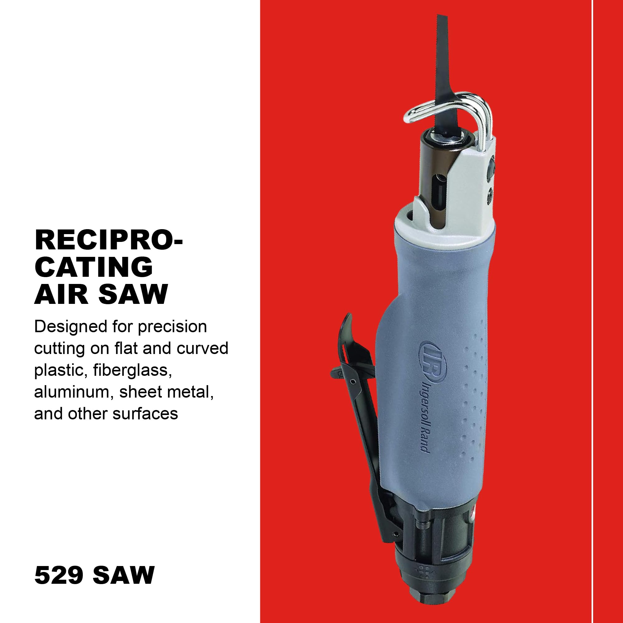Ingersoll-Rand Sega Alternativa, 529, 6 lame ed è dotato di un ingresso girevole a 360 gradi, 30,5 x 7,6 x 5,1 cm (LxPxA); Peso: 0,7 kg