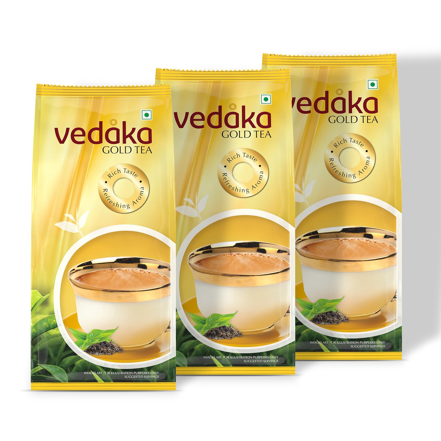 Amazon Brand - Vedaka Gold Tea | 1.5 Kg | Rich & Aromatic Chai | Black Tea