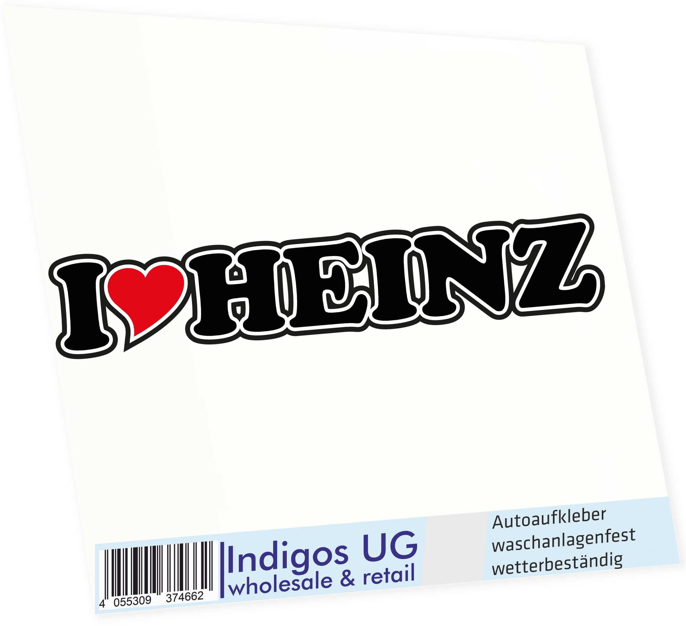 Dkisee - Adesivi In Vinile Per Finestrino Auto, Con Scritta Love Heart