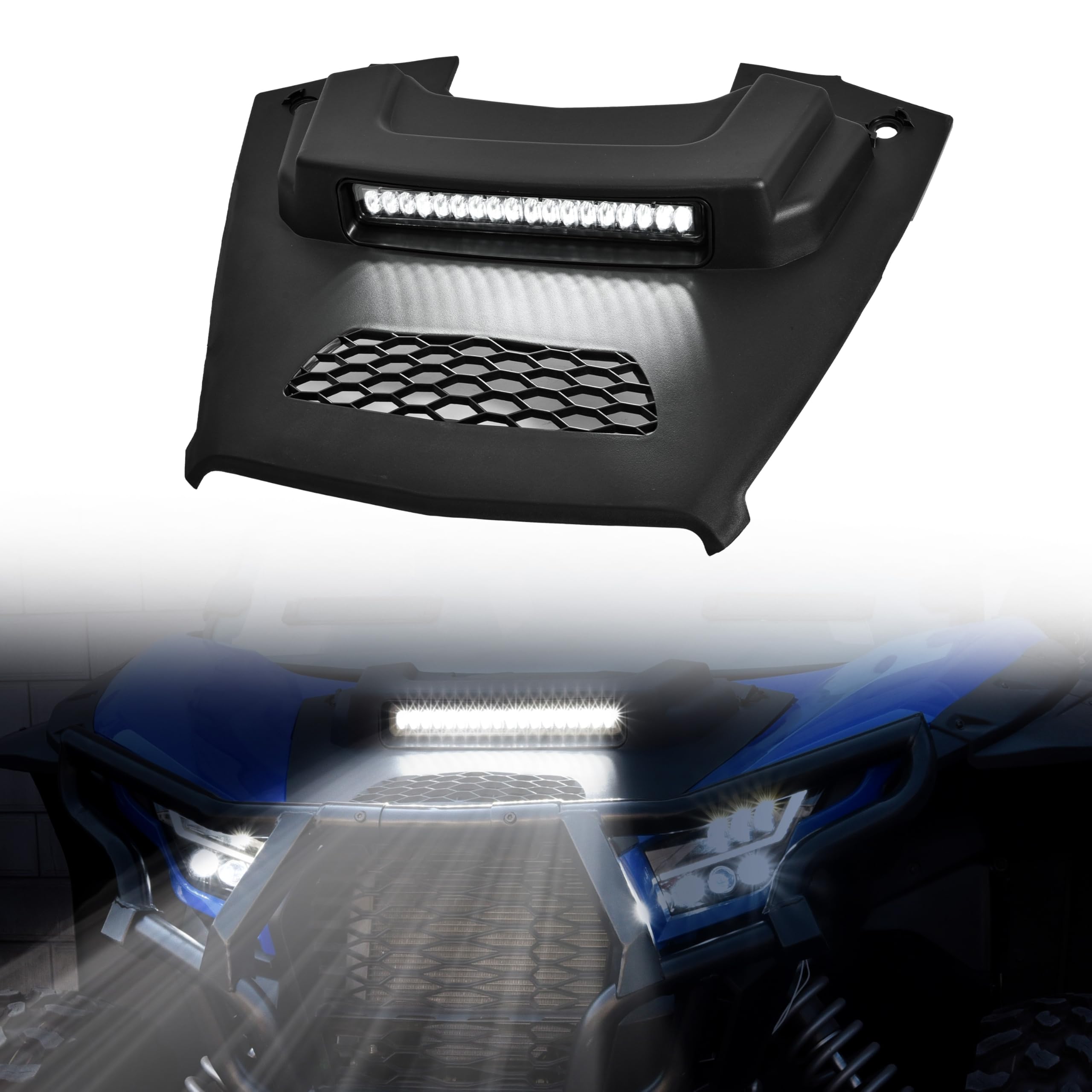 Amazon.com: SLORIMOD Sport Hood Scoop with LED Spotlight for