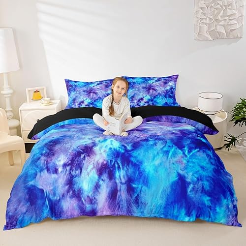 Miniatura 20 de Erosebridal Funda de edredón con diseño de piano y notas musicales giratorias, juego de ropa de cama con teclas blancas negras para niños y niñas,