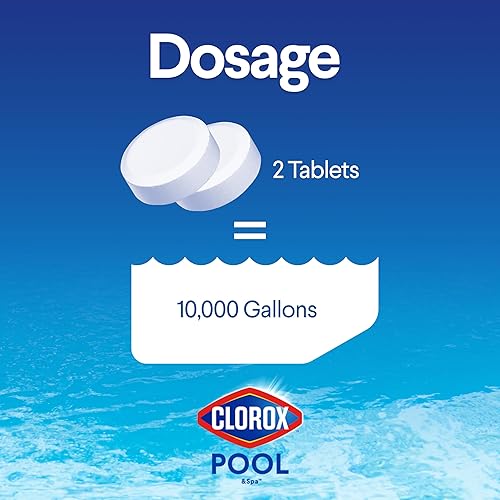 Miniatura 5 de Clorox Pool & Spa Xtra Azul 3 pulgadas Long Lasting cloro en tabletas, 25-pound 23025 CLX