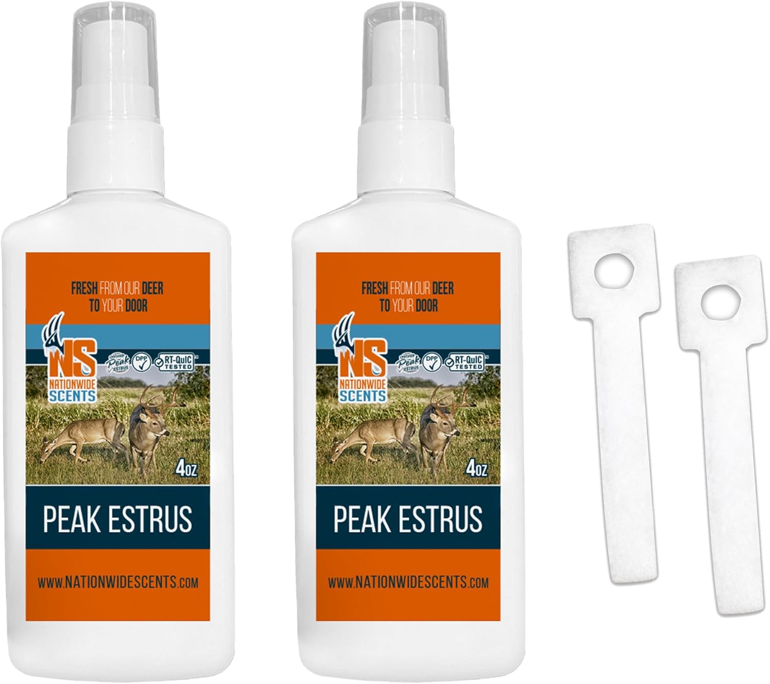 Nationwide Scents Certified Peak Doe Estrus Spray | Doe in Heat Urine for Hunting | Deer Scents and Attractants