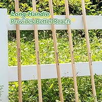 Vista 7 de Berry&Bird Herramienta de deshierbe de grietas de mango largo de 63 pulgadas, herramienta de deshierbe de grietas de acero inoxidable, herramienta
