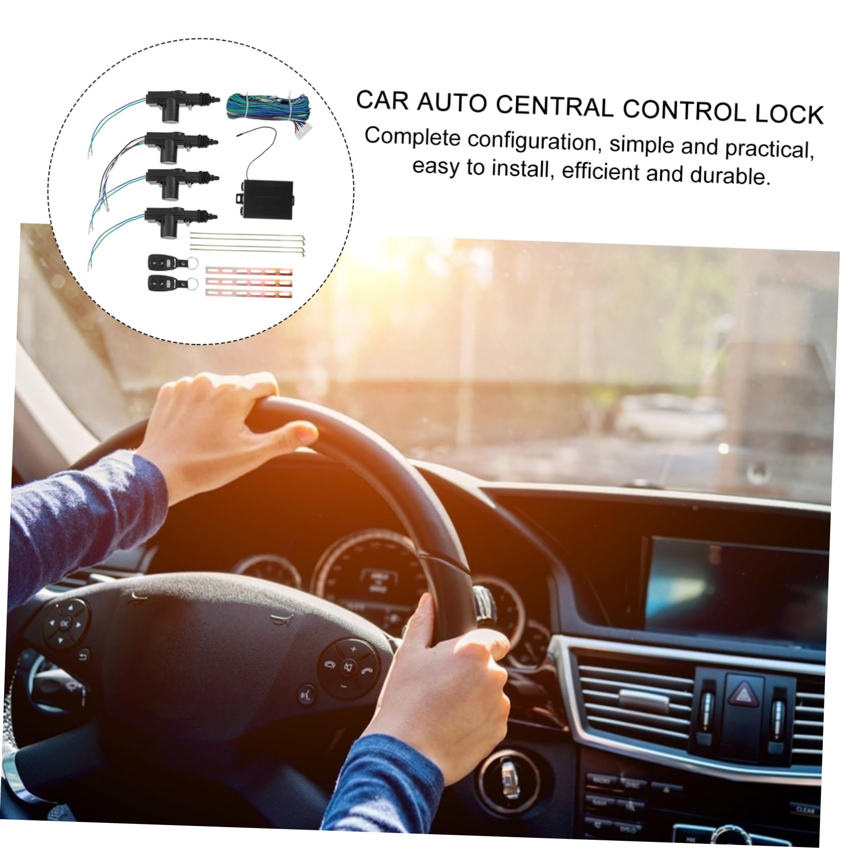 PRETYZOOM 1Set Practical Remote Central Locking System for Door Car Security Durable with Excellent Performance Convenient Antitheft for Enhanced Vehicle