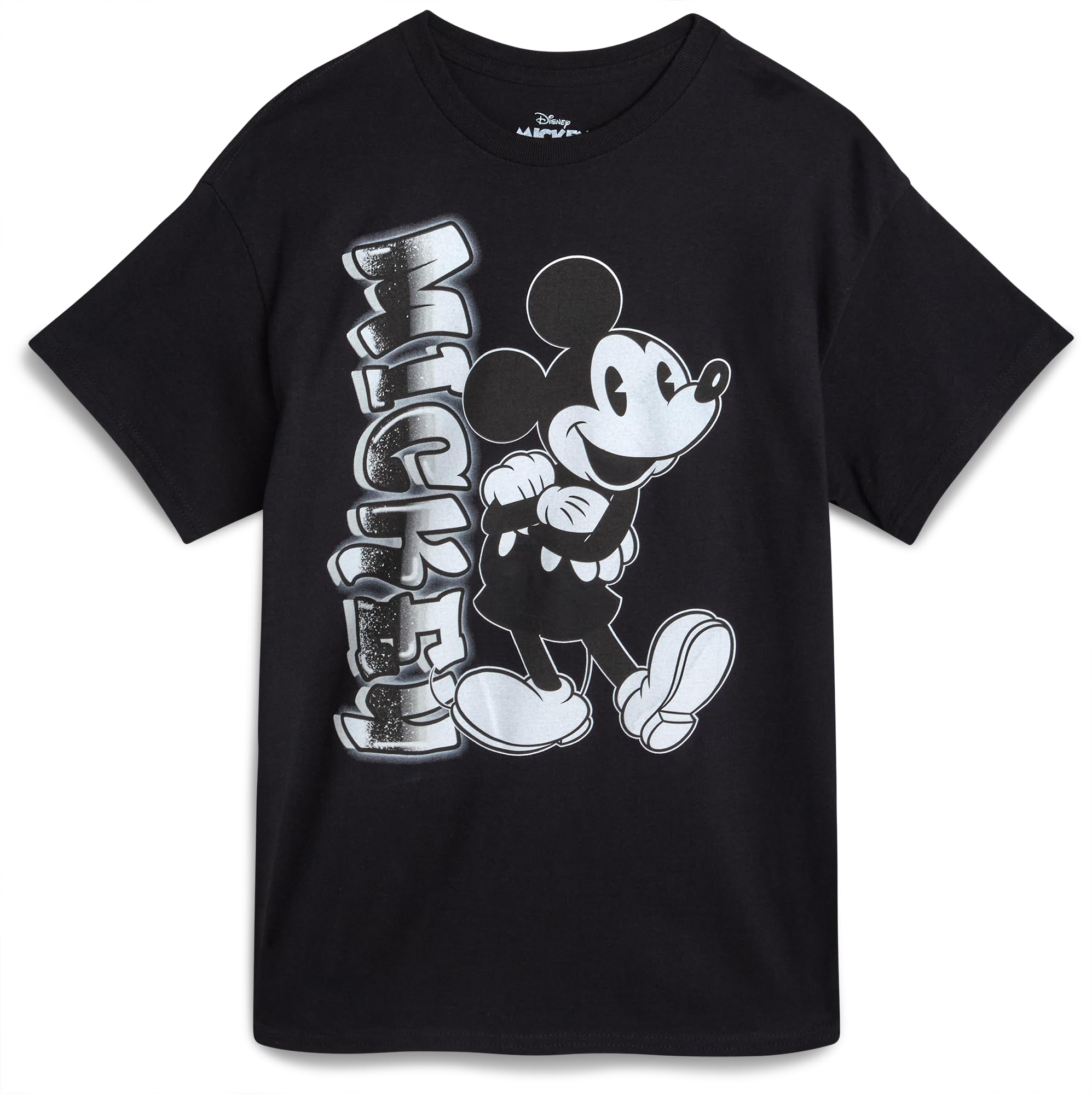 Disney Mickey Mouse and Cars Unisex Tshirts for Adults - All Over Print Crewneck Short Sleeve Graphic Tees for Women and Men