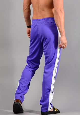 PALM ANGELS - Pantaloni tuta a righe viola e bianco - Viola - L :  Amazon.it: Abbigliamento