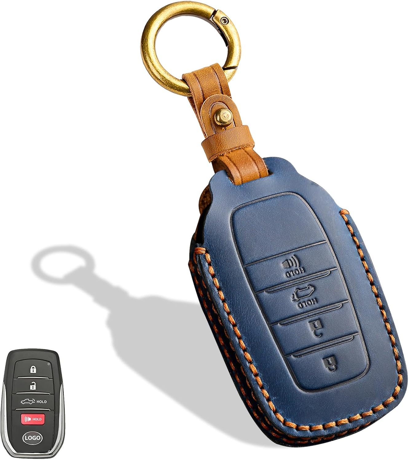 Buy Key Fob Cover For Toyota,Genuine Leather Key Fob Case Replaceent - View #2