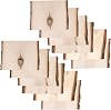 Foggy Bottom WOODWORKS LLC Rustic Basswood Live Edge Variety, 12-Pack for Arts, Crafts and Projects