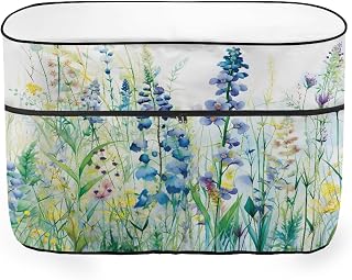 Floral Oil Painting RV Propane Tank Cover,Waterproof Double 20 Lb Propane Tank Cover for Camper Trailer,All Weather Protection