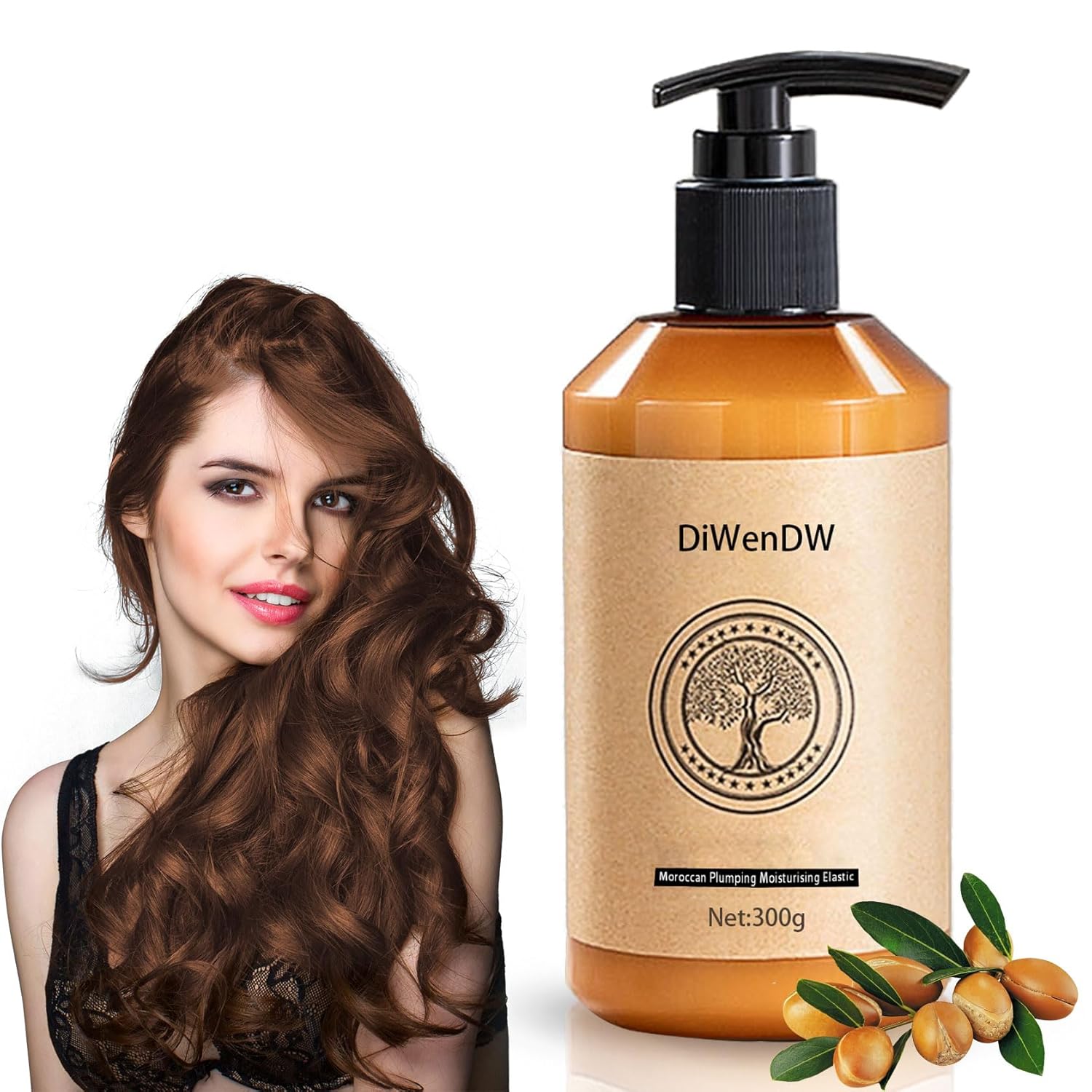 Moisturizing Elasticity Hair Curl Cream for All Hair Types