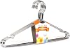 ETAOLINE 10 Pack Stainless Steel Heavy Duty Strong Silver Wire Clothes Hangers