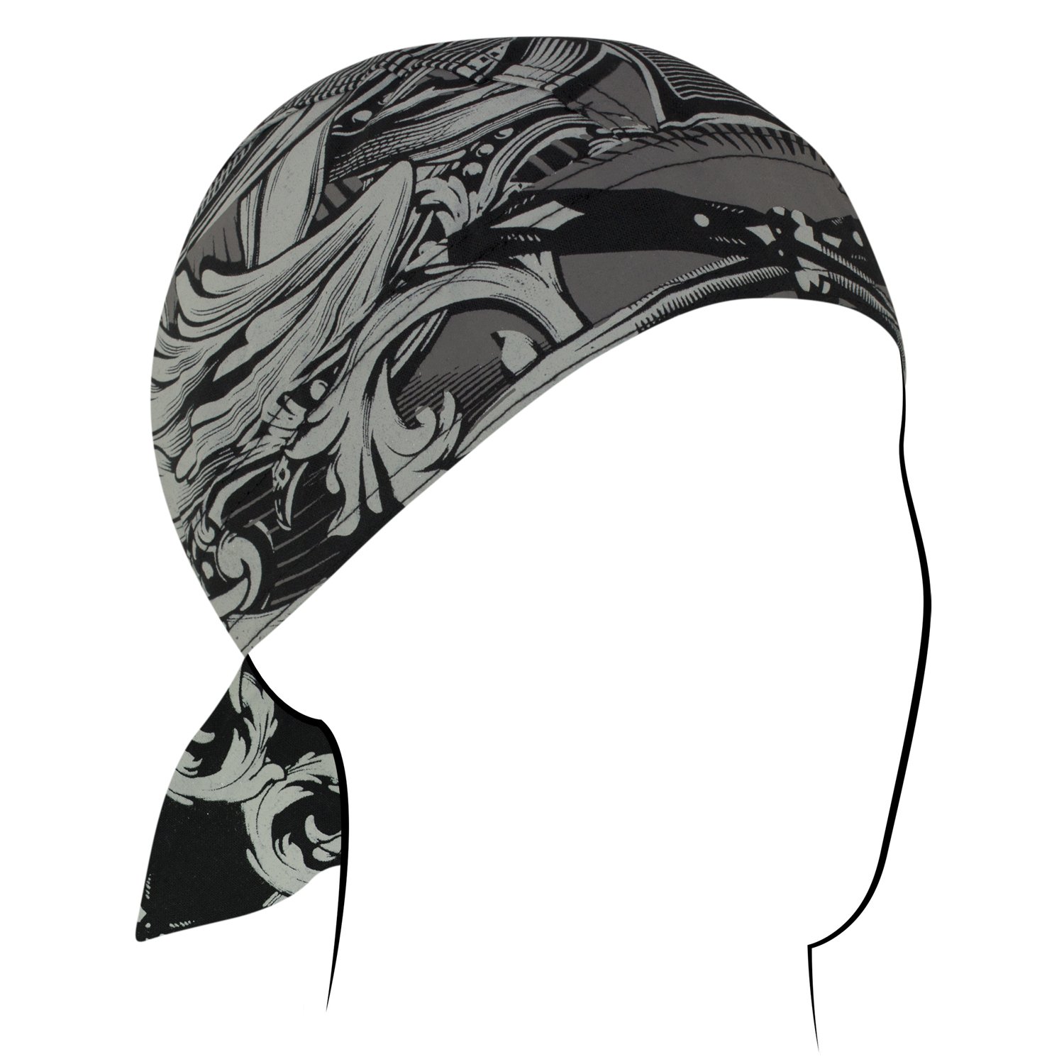 Zanheadgear Z685 Flydanna Bandanna, 100% Cotton, Aces and Swords