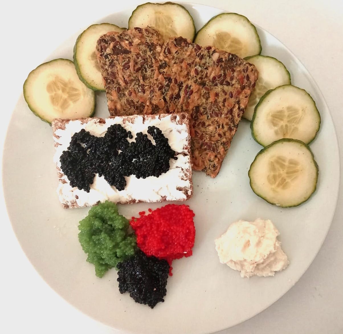 Cavi-Art Algen-Kaviar schwarz - 6 x 100g | veganer Kaviar, Feinkost