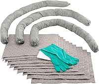 Vista 2 de Global Industrial Kit universal de derrames para camiones de 5 galones - Bolsa con cremallera