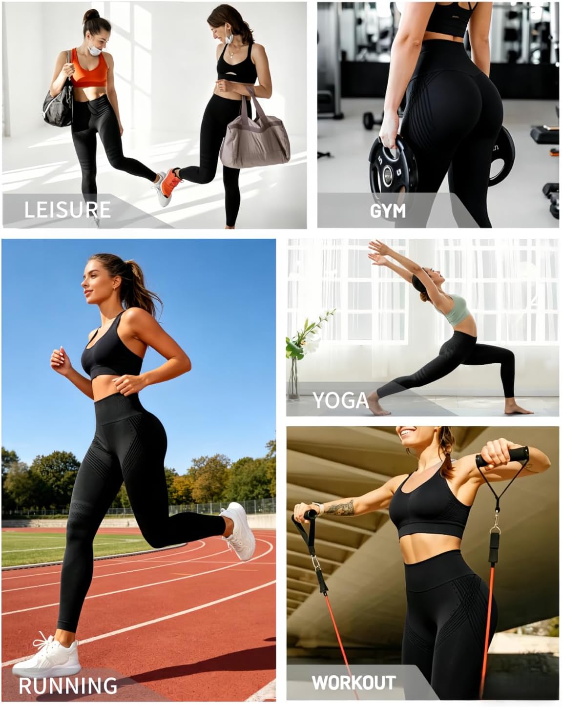 Compression Leggings 3D Anti Cellulite Legging High Waist Resistance Band Leggings Body Sculpt Compression Pants