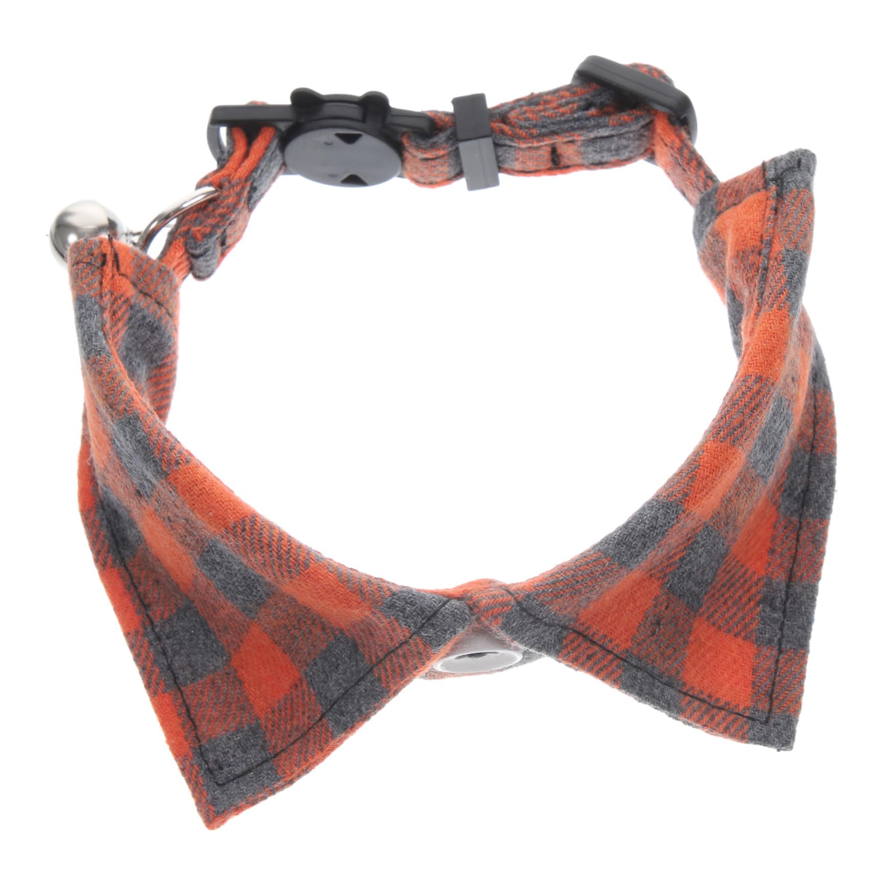 Collar de gato ruptura con seguridad ajustable y campana antitirones para cachorros