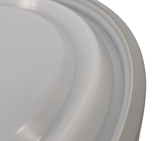 Miniatura 62 de Eagle Tambor de plástico de 55 galones con tapa, cerradura de palanca de metal, 39.1 x 23.8 pulgadas, paquete de laboratorio de cabeza abierta hecho