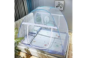 AMMER Pop-Up Mosquito Net Tent, Portable Oasis Against Pesky Mosquitoes