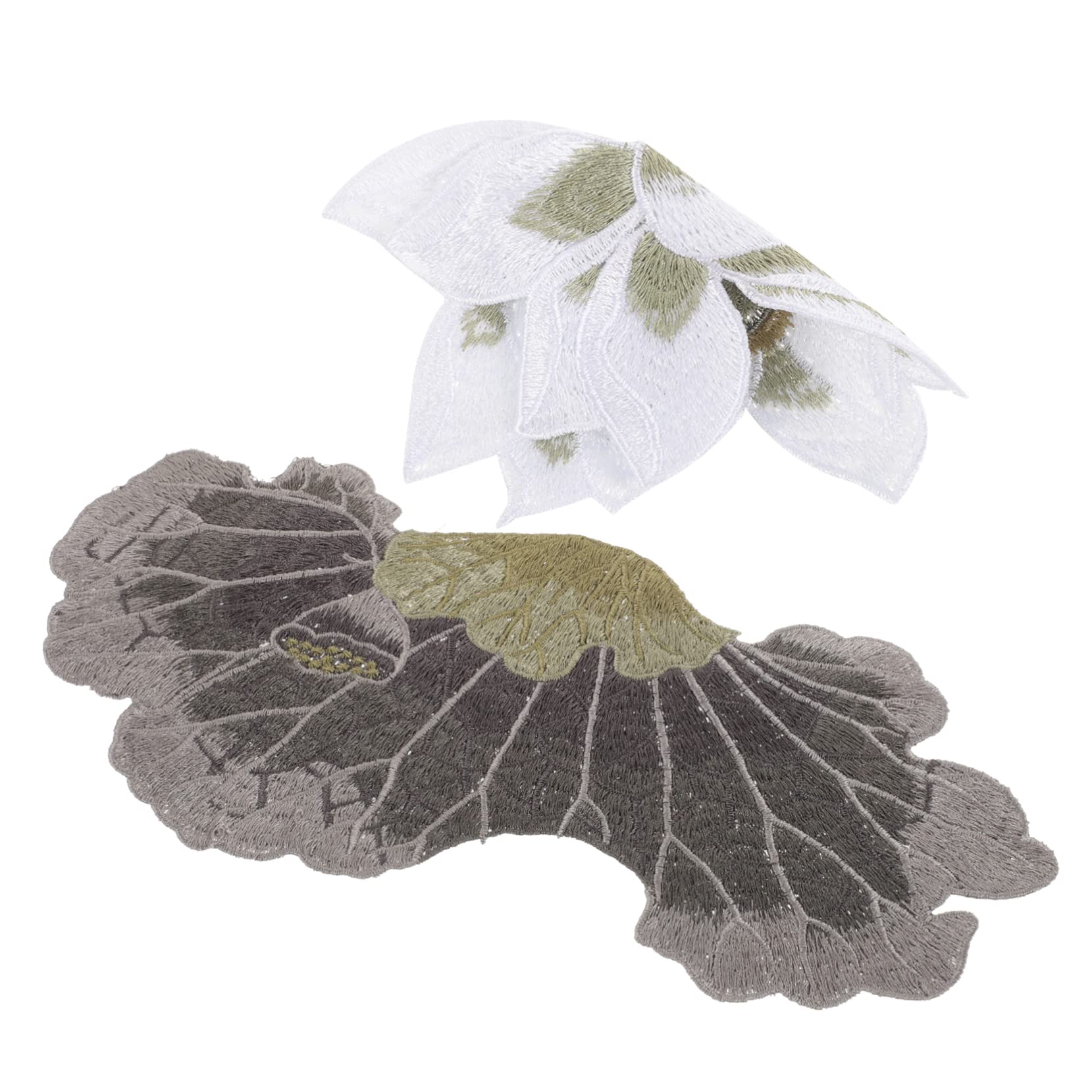 10pezzi Toppe Termoadesive Ricamate Forma Di Fiore Applique Per Abbigliamento Jeans e Borse Decorazioni Eleganti Stile Boho Per Riparazioni e Personalizzazioni