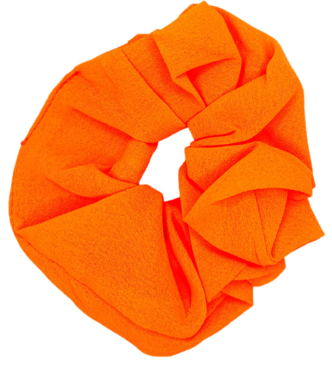 Neon Scrunchies for Women, Hair Ties for Women, 80s Theme Scrunchie, Pink, Yellow, Green, Orange, Neon Hair Accessories image 5