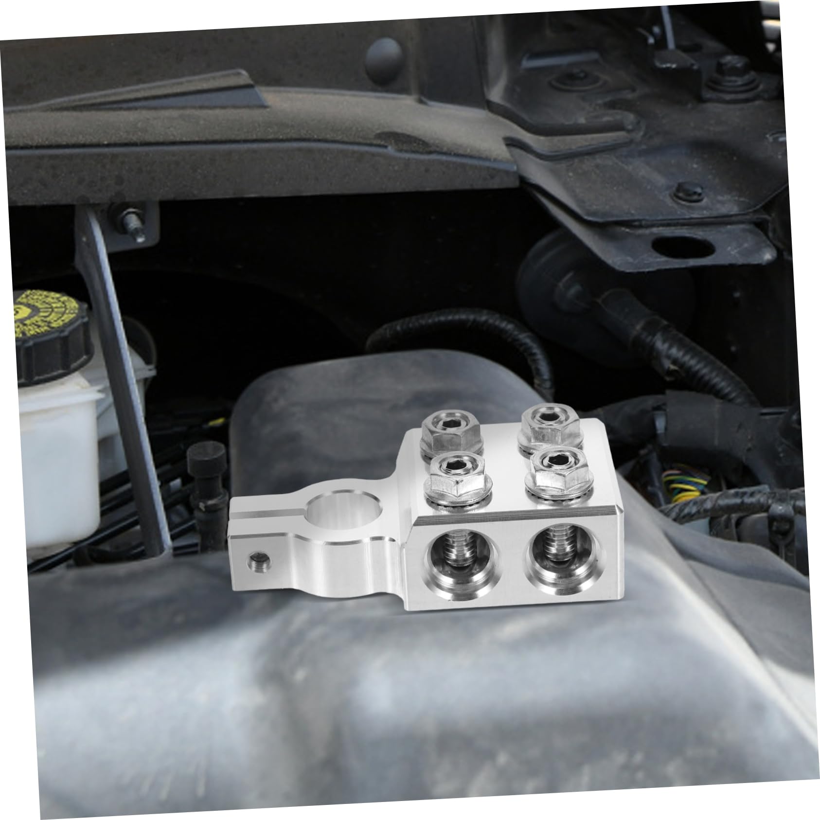 VALICLUD Interrupteur de Déconnexion de Batterie et Prévention des Risques Électriques Performance Fiable en Alliage D'aluminium Argenté pour Voiture