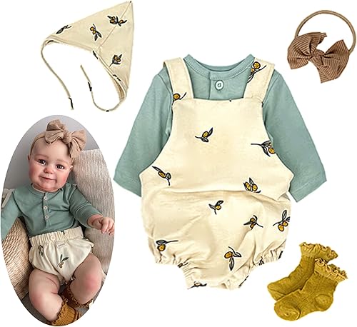 Medylove Juego de 5 piezas de ropa de muñeca Reborn para muñeca Reborn de 22 a 24 pulgadas