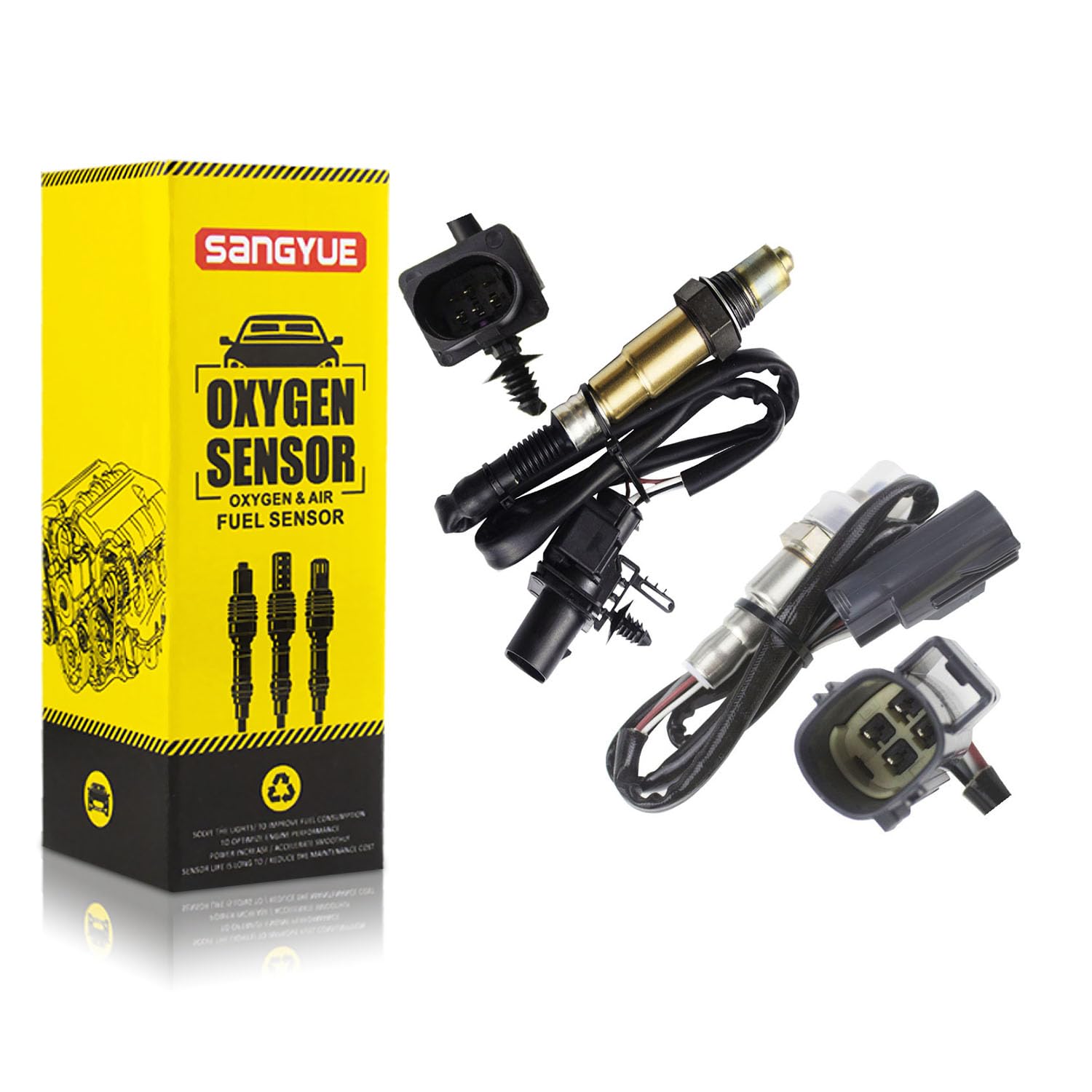 sangyue 2PCS Oxygen O2 Sensor 1 & 2 for 2012-2013 Kia Soul 2.0L; 2015 Hyundai Tucson 2.0L Upstream + Downstream-picture-23