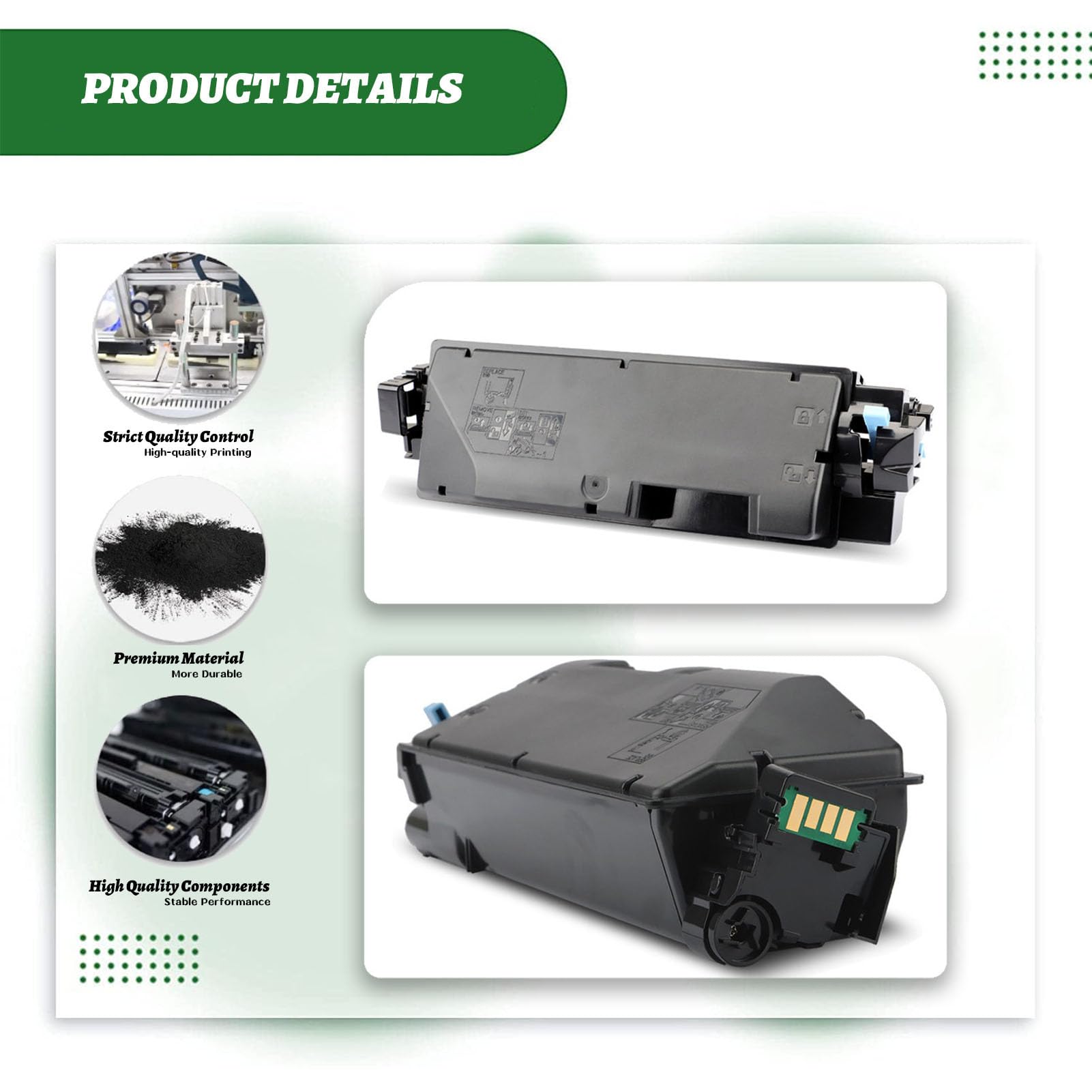 TK-5150 TK5150 Cartuccia toner ad alta capacità compatibile con le stampanti Per Kyocera M6035cidn, M6535cidn e P6035cdn black