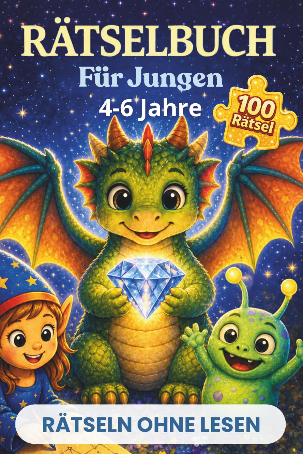 Rätselbuch für Jungen 4–6 Jahre. Rätseln ohne lesen: Rätselheft für unterwegs für Kinder im Kindergarten, in der Vorschule und in der 1. Klasse. ... – Rätselspaß für die Ferien und unterwegs)
