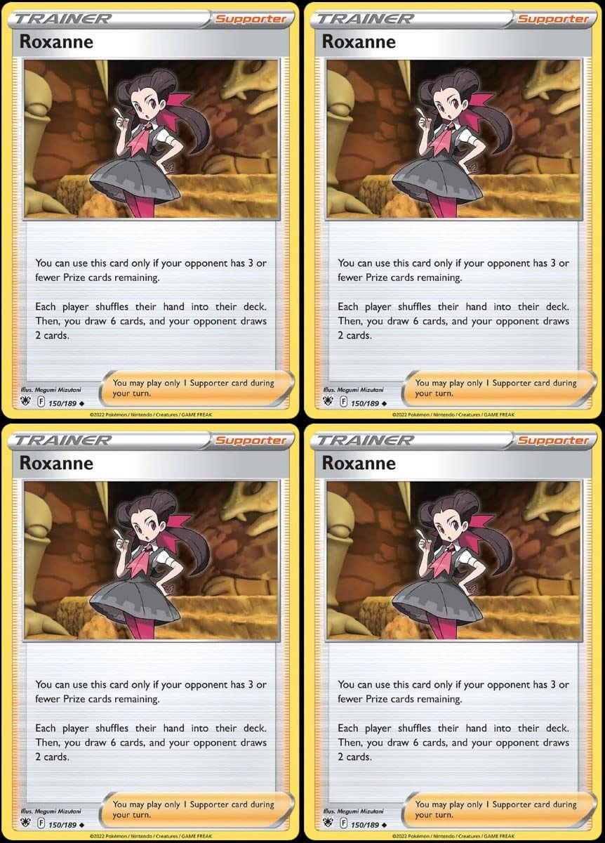 roxanne pokemon card price Amazon.com: Roxanne 150/189 - Pokemon Astral Radiance Trainer Card Lot - x4