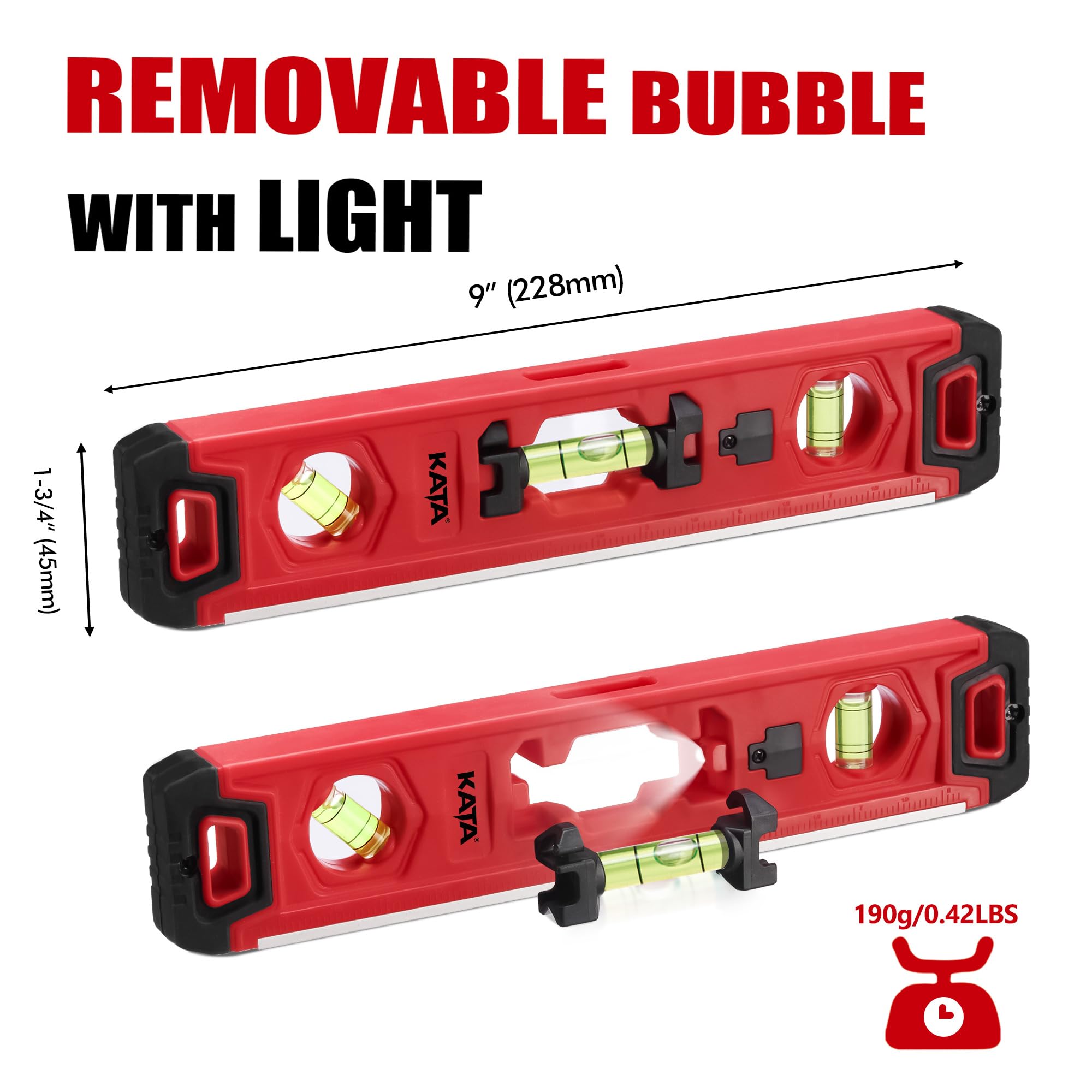 KATA 9" Magnetic Level - DIY Projects -2