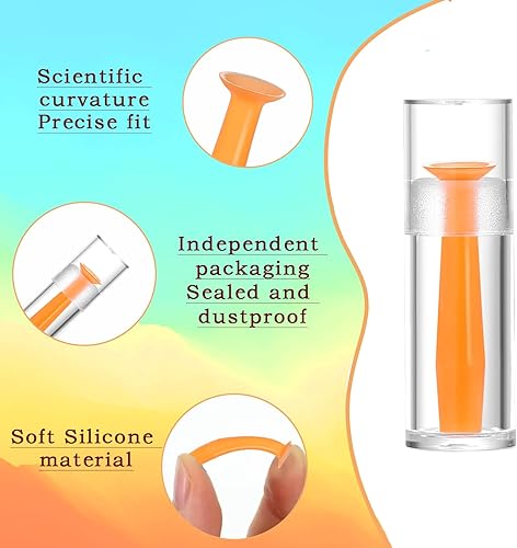 Miniatura 4 de Paquete de 12 removedores de lentes de contacto duros para lentes RGP y esclerales, herramienta de extracción de ventosa para ojos